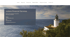Desktop Screenshot of julianofinancial.com